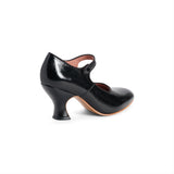 Anna May 1920s Mary Jane High Heels (Black)