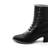 Tavistock Victorian Button Boots (Black)